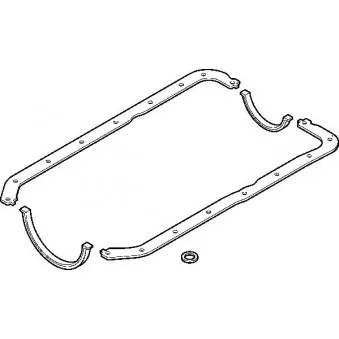 Jeu de joints d'étanchéité, carter d'huile ELRING 751.040