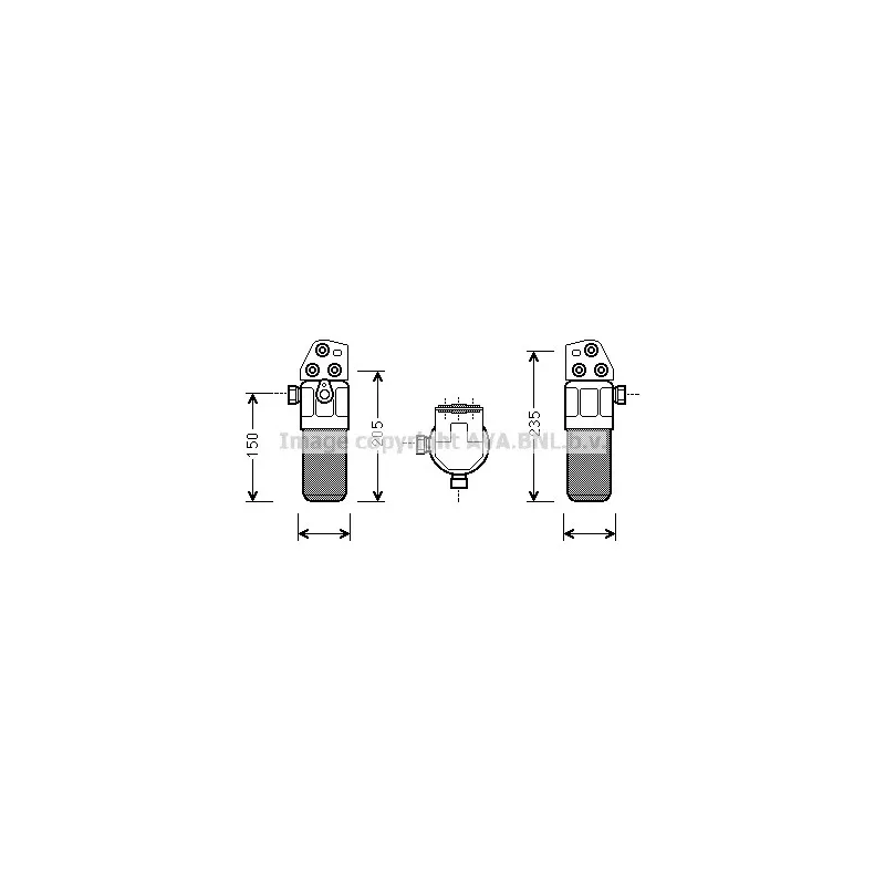 Filtre déshydratant, climatisation AVA QUALITY COOLING AID300