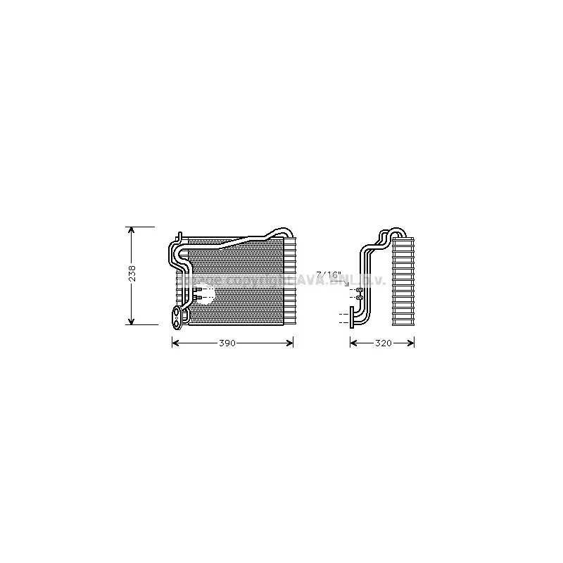 Evaporateur climatisation AVA QUALITY COOLING AIV145