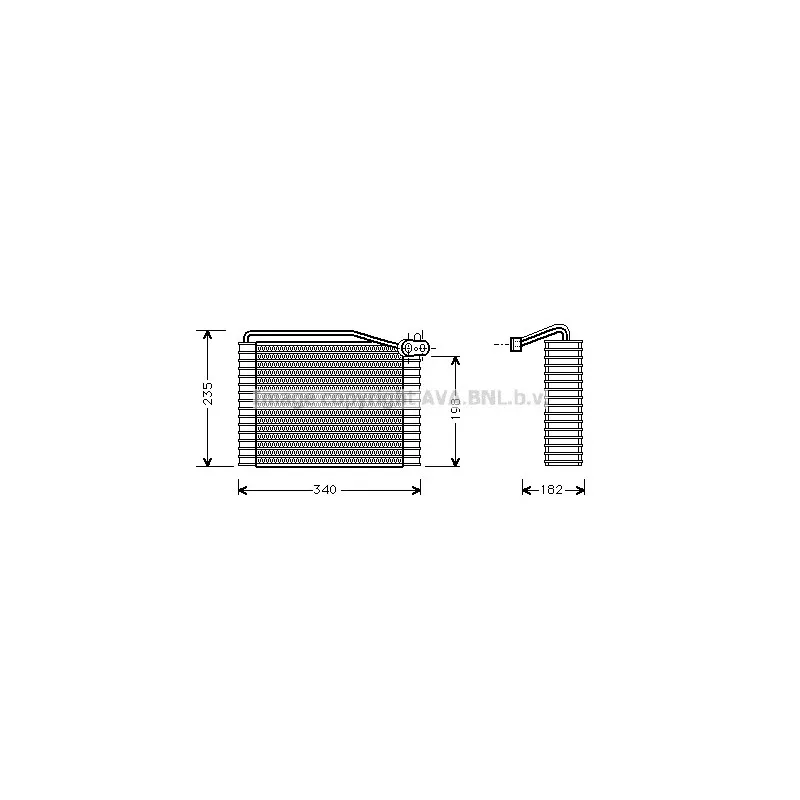 Evaporateur climatisation AVA QUALITY COOLING AIV149