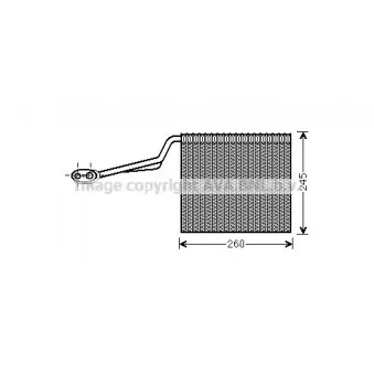 Evaporateur climatisation AVA QUALITY COOLING AIV315