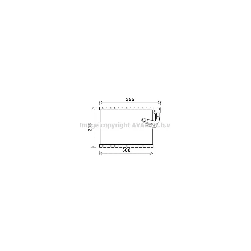 Evaporateur climatisation AVA QUALITY COOLING AIV326