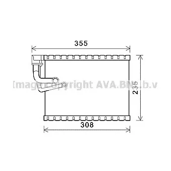Evaporateur climatisation AVA QUALITY COOLING AIV327