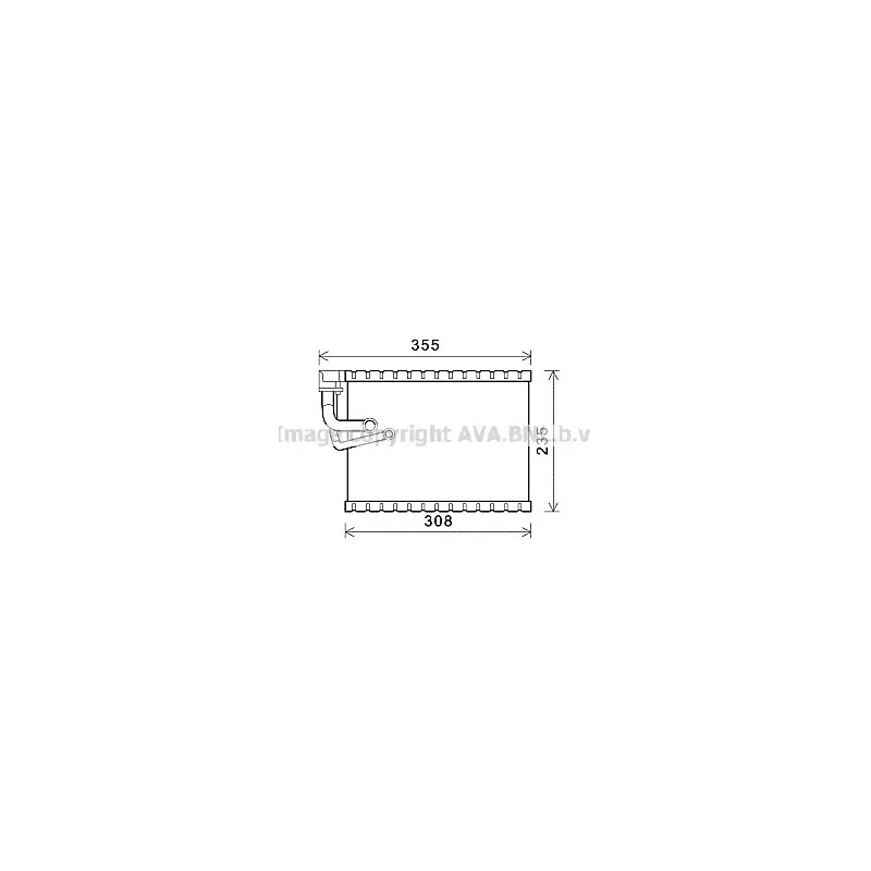 Evaporateur climatisation AVA QUALITY COOLING AIV327
