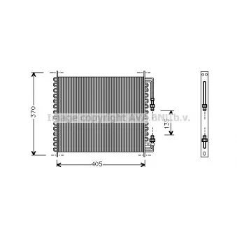 Condenseur, climatisation AVA QUALITY COOLING AL5064