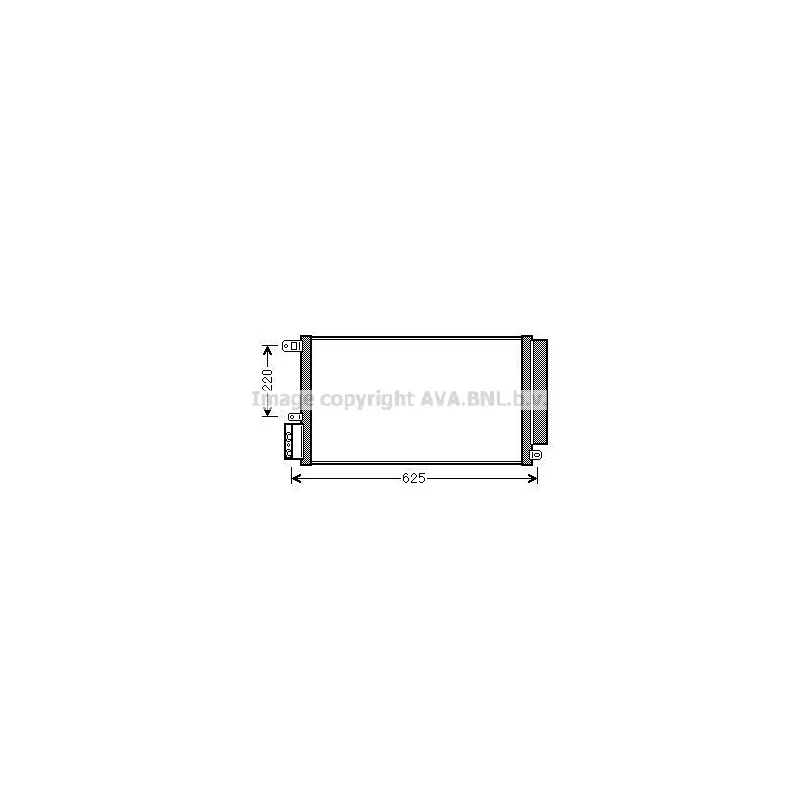 Condenseur, climatisation AVA QUALITY COOLING AL5115D