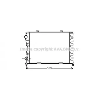 Radiateur, refroidissement du moteur AVA QUALITY COOLING ALA2056