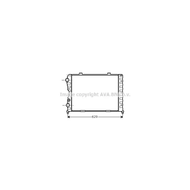 Radiateur, refroidissement du moteur AVA QUALITY COOLING ALA2056