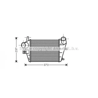 Intercooler, échangeur AVA QUALITY COOLING ALA4085