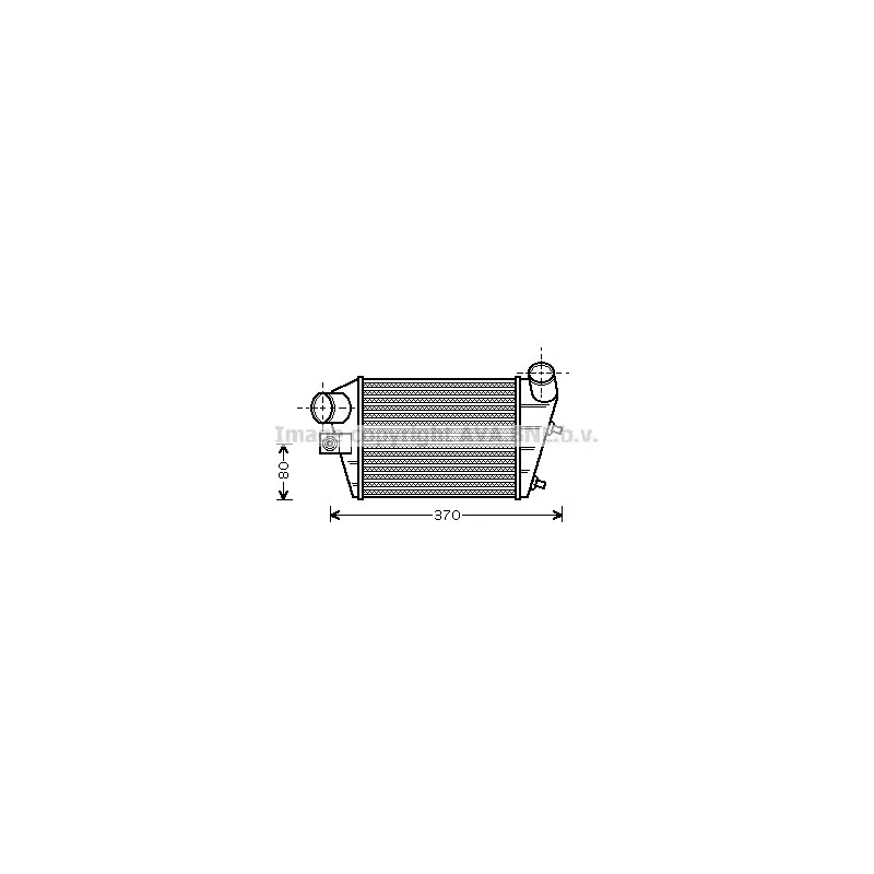 Intercooler, échangeur AVA QUALITY COOLING ALA4086