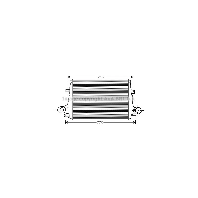 Intercooler, échangeur AVA QUALITY COOLING ALA4096