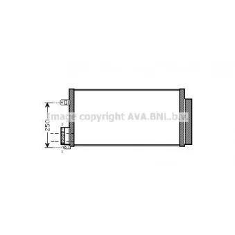 Condenseur, climatisation AVA QUALITY COOLING ALA5116D