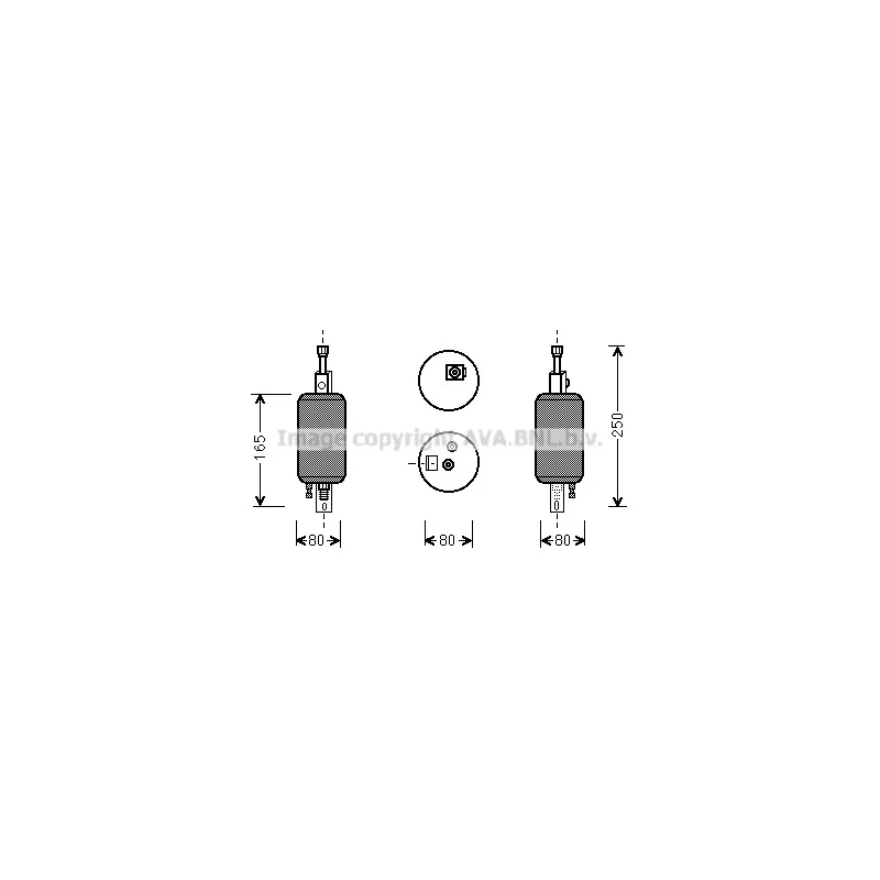 Filtre déshydratant, climatisation AVA QUALITY COOLING ALD001