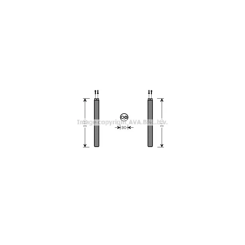 Filtre déshydratant, climatisation AVA QUALITY COOLING ALD098