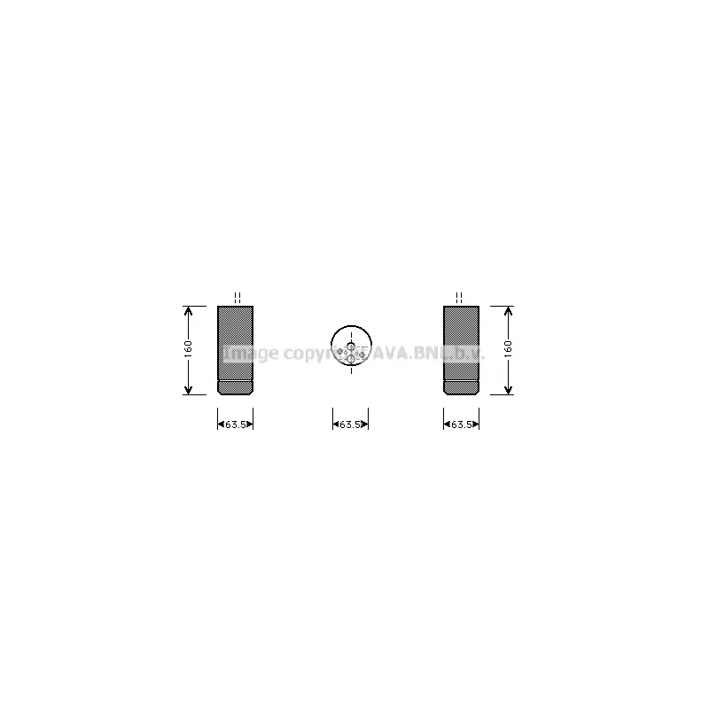 Filtre déshydratant, climatisation AVA QUALITY COOLING ALD099