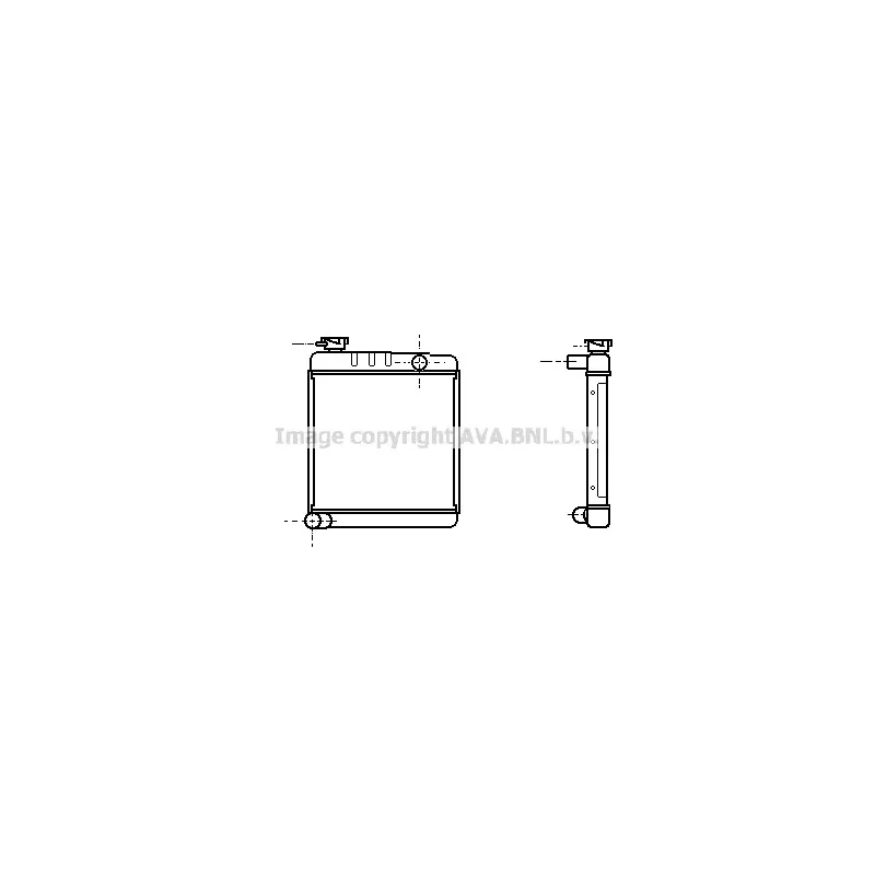 Radiateur, refroidissement du moteur AVA QUALITY COOLING AU2001