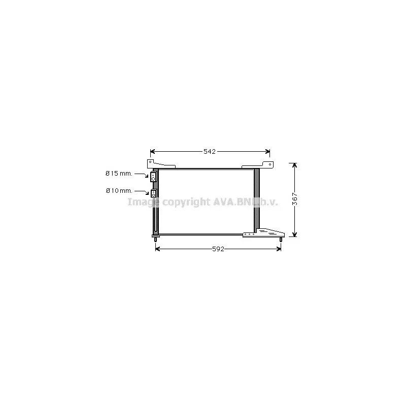 Condenseur, climatisation AVA QUALITY COOLING AU5114