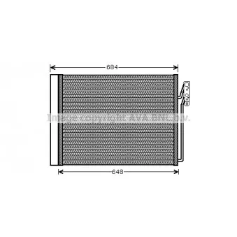 Condenseur, climatisation AVA QUALITY COOLING AU5211