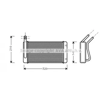 Système de chauffage AVA QUALITY COOLING AU6054