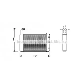 Système de chauffage AVA QUALITY COOLING AU6086