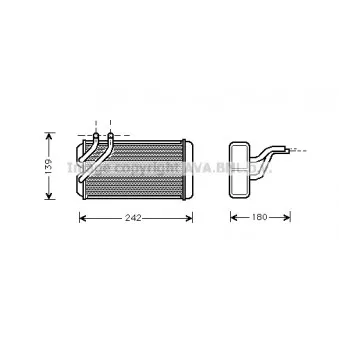 Système de chauffage AVA QUALITY COOLING AU6106