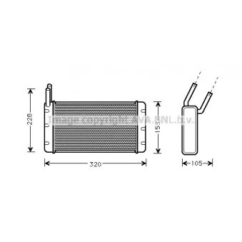 Système de chauffage AVA QUALITY COOLING AU6108