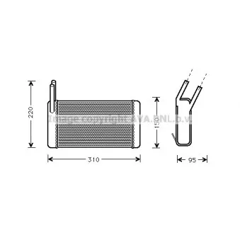 Système de chauffage AVA QUALITY COOLING AU6131