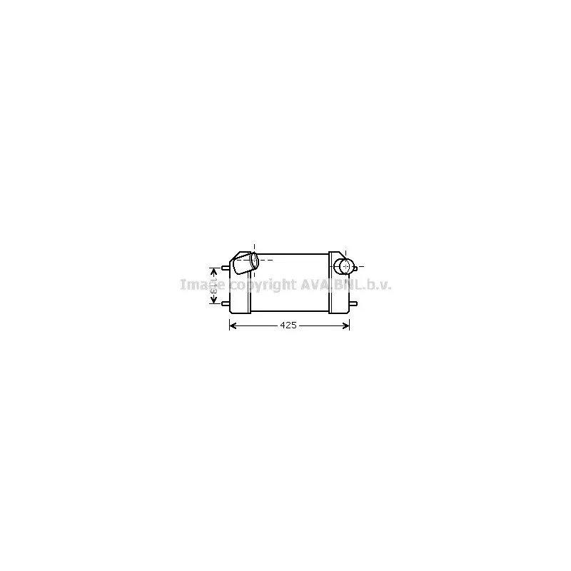 Intercooler, échangeur AVA QUALITY COOLING AUA4181