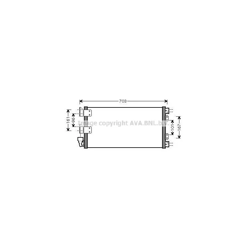 Condenseur, climatisation AVA QUALITY COOLING AUA5178D