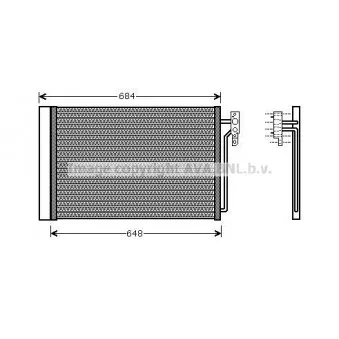 Condenseur, climatisation AVA QUALITY COOLING AUA5182D