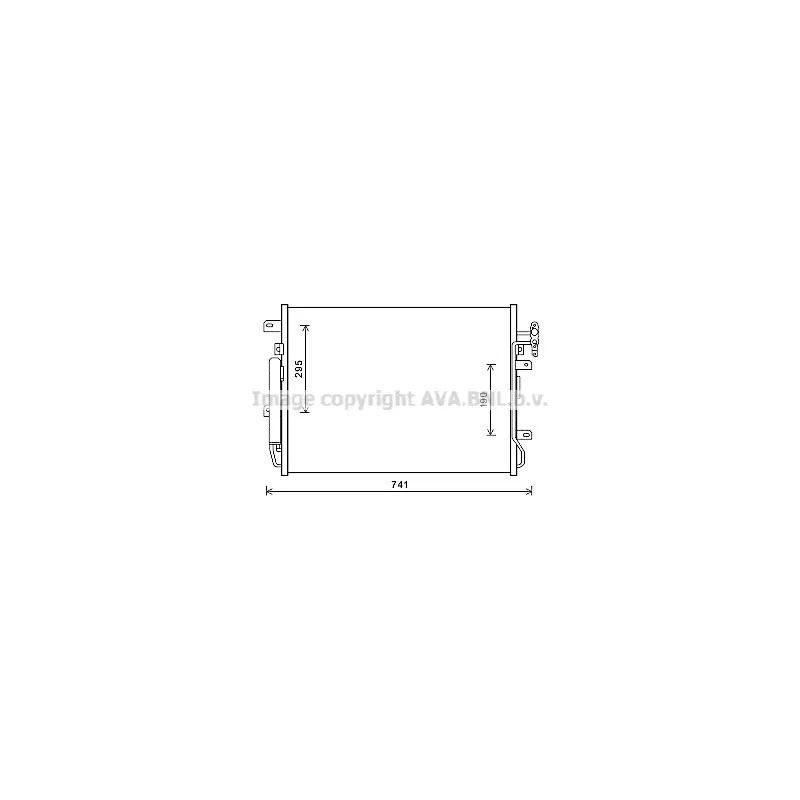 Condenseur, climatisation AVA QUALITY COOLING AUA5217D