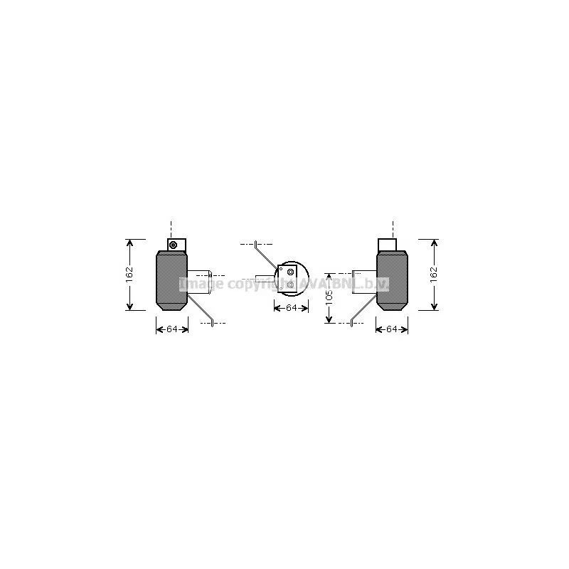 Filtre déshydratant, climatisation AVA QUALITY COOLING AUD159