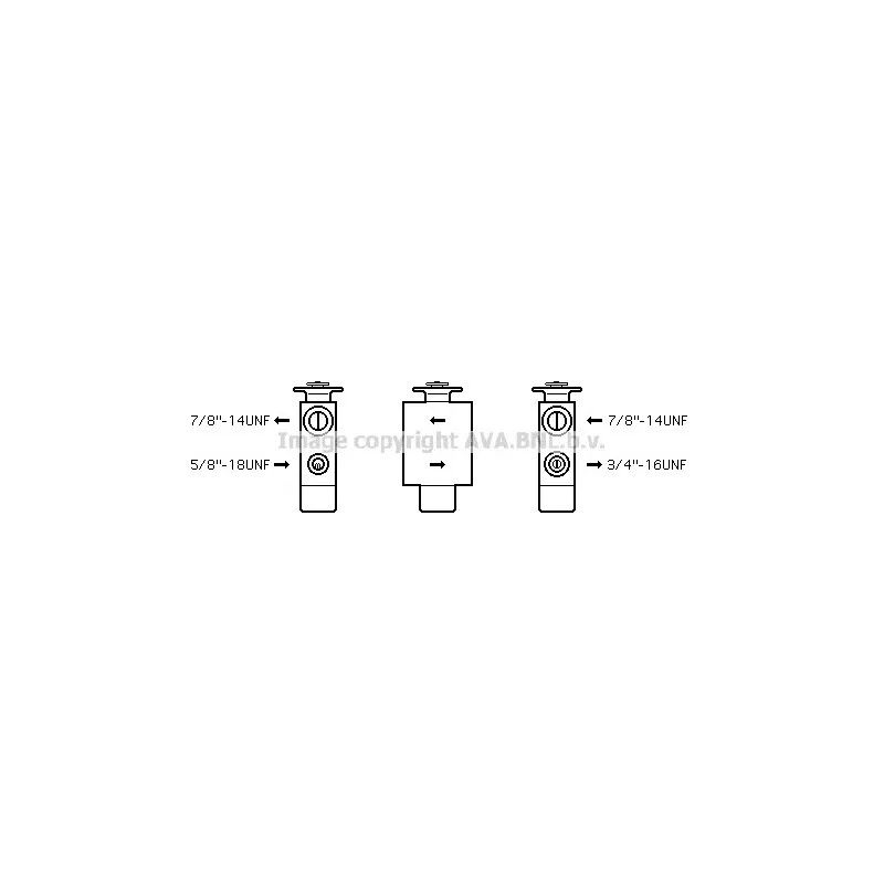 Détendeur, climatisation AVA QUALITY COOLING BW1093