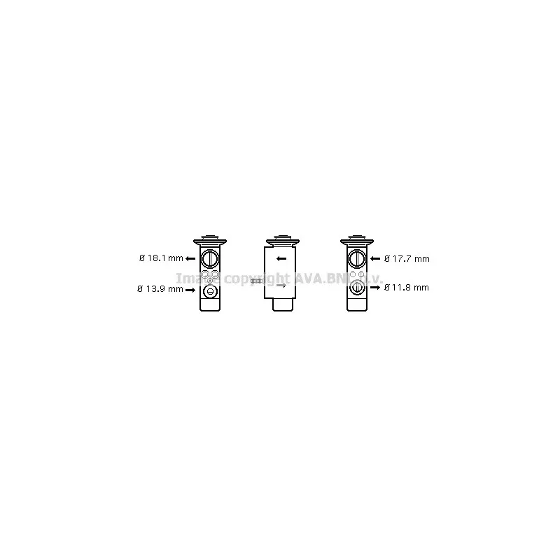 Détendeur, climatisation AVA QUALITY COOLING BW1238
