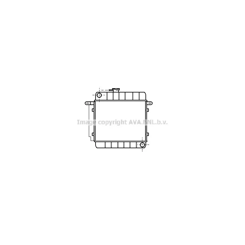 Radiateur, refroidissement du moteur AVA QUALITY COOLING BW2004