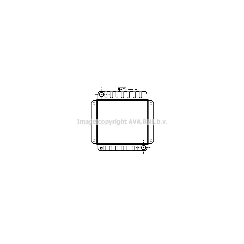 Radiateur, refroidissement du moteur AVA QUALITY COOLING BW2006