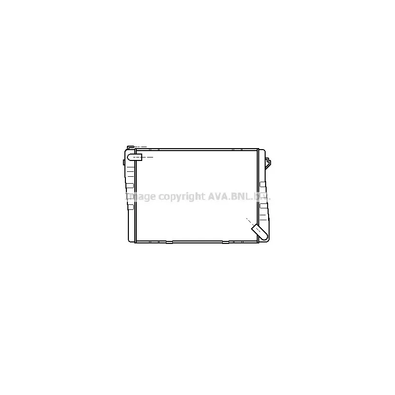 Radiateur, refroidissement du moteur AVA QUALITY COOLING BW2007