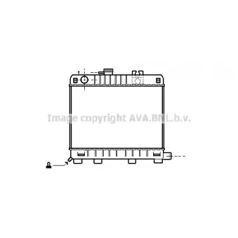 Radiateur, refroidissement du moteur AVA QUALITY COOLING BW2041
