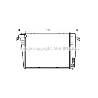 Radiateur, refroidissement du moteur AVA QUALITY COOLING BW2069