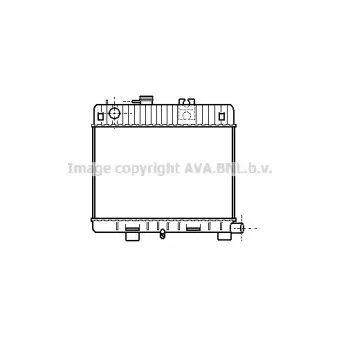 Radiateur, refroidissement du moteur AVA QUALITY COOLING BW2111