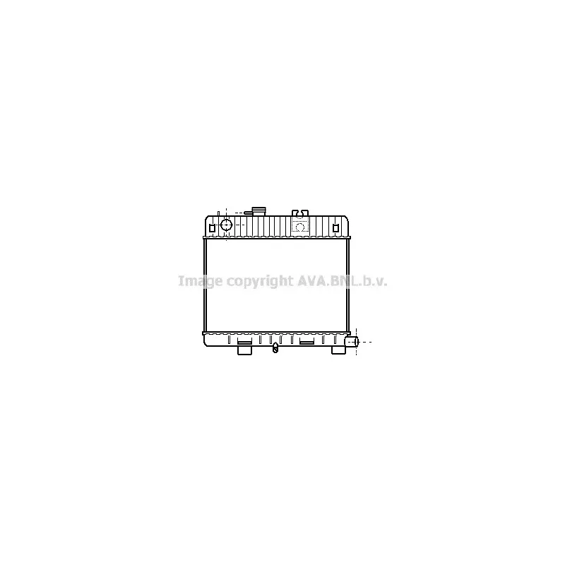 Radiateur, refroidissement du moteur AVA QUALITY COOLING BW2111