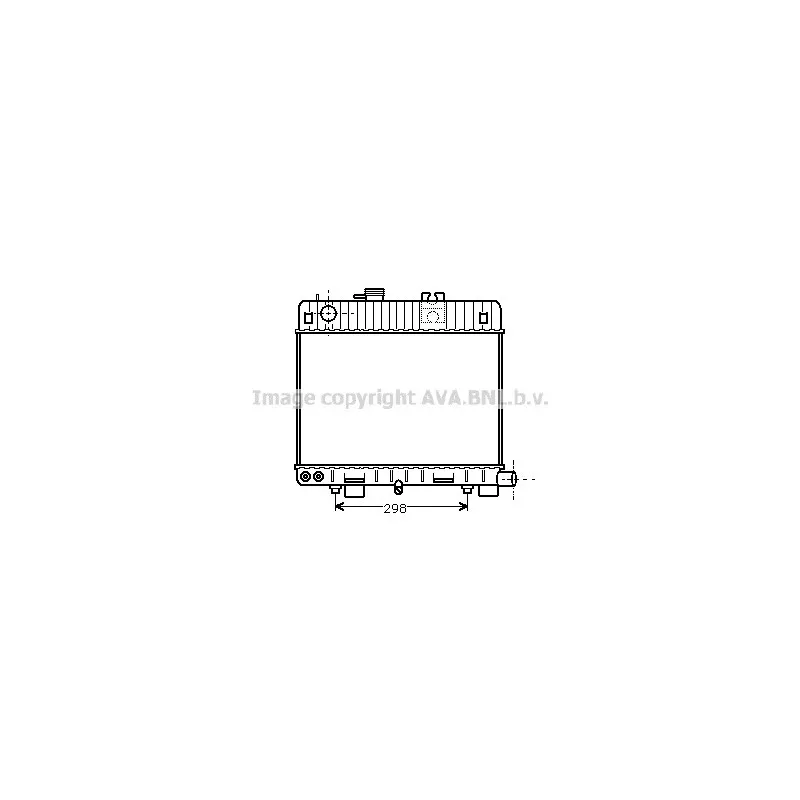 Radiateur, refroidissement du moteur AVA QUALITY COOLING BW2113