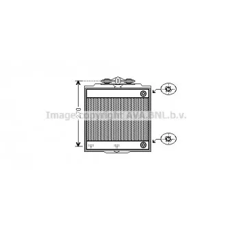 Radiateur, refroidissement du moteur AVA QUALITY COOLING BW2367
