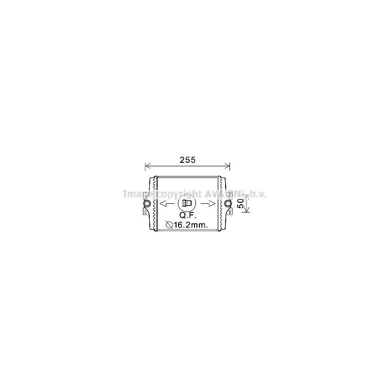 Radiateur, refroidissement du moteur AVA QUALITY COOLING BW2450
