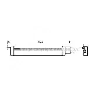 Radiateur d'huile AVA QUALITY COOLING BW3266