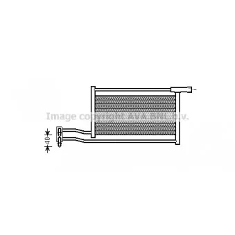 Radiateur d'huile de boîte automatique AVA QUALITY COOLING BW3379