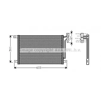 Condenseur, climatisation AVA QUALITY COOLING BW5215