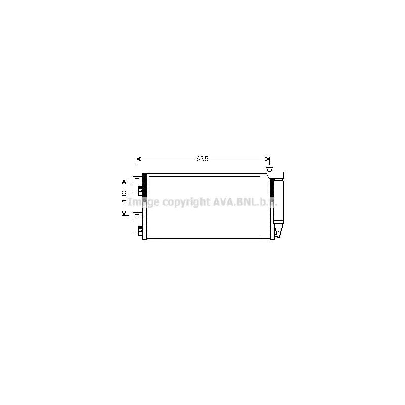 Condenseur, climatisation AVA QUALITY COOLING BW5256D