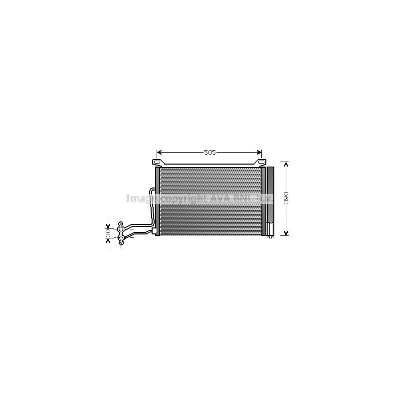 Condenseur, climatisation AVA QUALITY COOLING BW5264