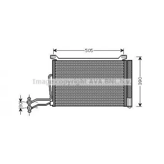 Condenseur, climatisation AVA QUALITY COOLING BW5264D